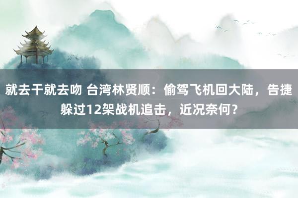 就去干就去吻 台湾林贤顺：偷驾飞机回大陆，告捷躲过12架战机追击，近况奈何？