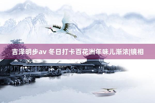 吉泽明步av 冬日打卡百花洲年味儿渐浓|镜相