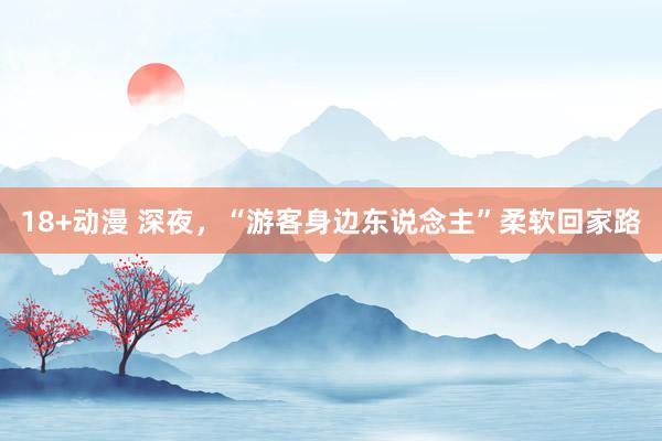 18+动漫 深夜，“游客身边东说念主”柔软回家路