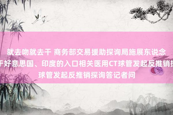就去吻就去干 商务部交易援助探询局施展东说念主就对原产于好意思国、印度的入口相关医用CT球管发起反推销探询答记者问