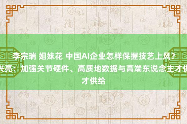 李宗瑞 姐妹花 中国AI企业怎样保握技艺上风?刘兴亮:加强关节硬件、高质地数据与高端东说念主才供给